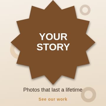 Photography Burst post template, 1080 by 1080