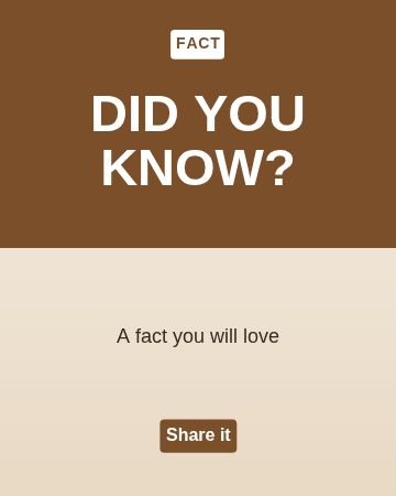 Did you know Half and half template, 1080 by 1350
