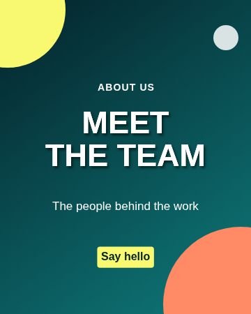 Meet us Corners template, 1080 by 1350
