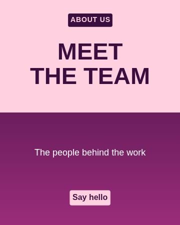Meet us Half and half template, 1080 by 1350