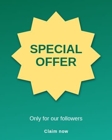 Promotion Burst template, 1080 by 1350