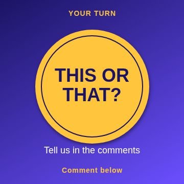 Question Circle badge template, 1080 by 1080