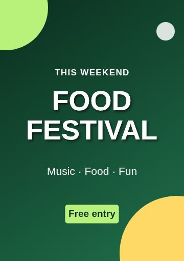 Festival Corners template, 1654 by 2339