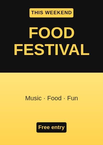 Festival Half and half template, 1654 by 2339
