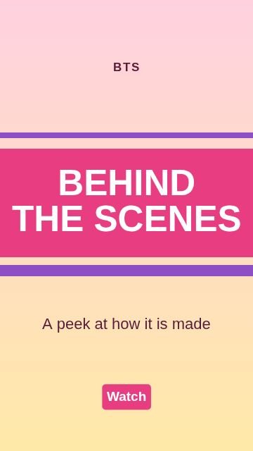 Behind the scenes Stripes template, 1080 by 1920