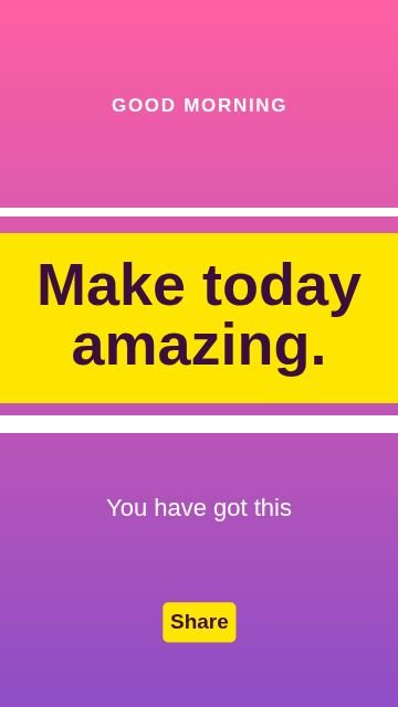 Quote Stripes template, 1080 by 1920