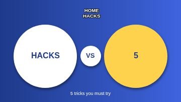 DIY and craft Versus template, 1280 by 720