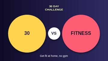 Fitness Versus template, 1280 by 720