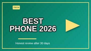 Tech review Frame template, 1280 by 720