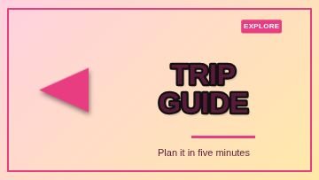 Travel Frame template, 1280 by 720
